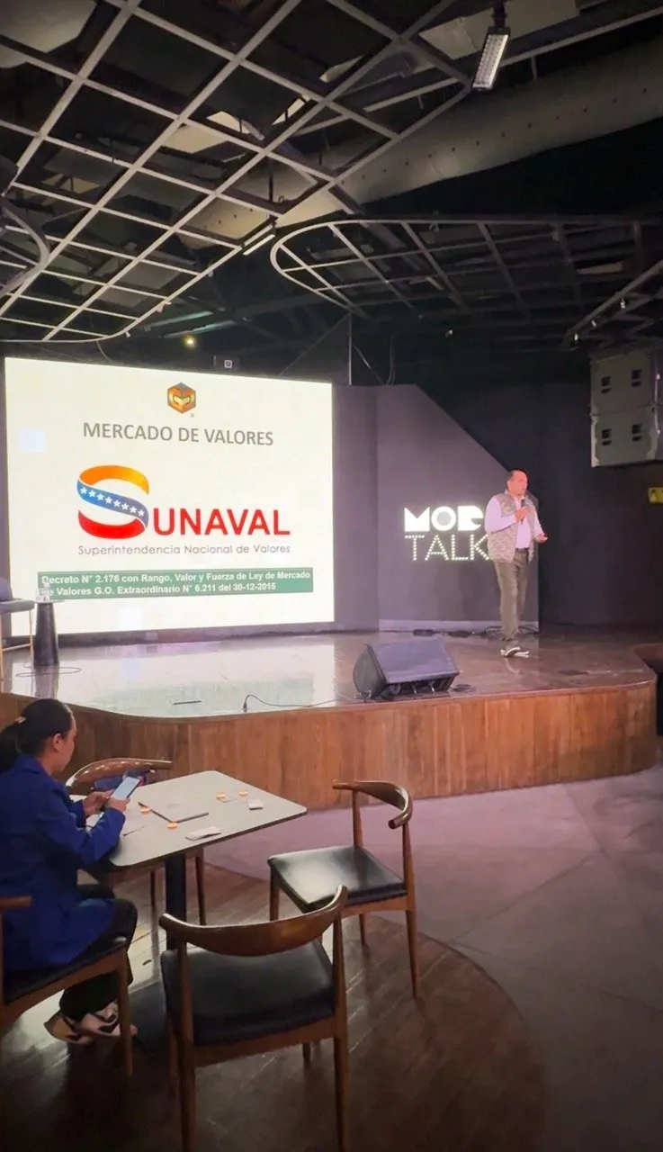 Ponencia sobre el mercado de valores en MoDo Caracas